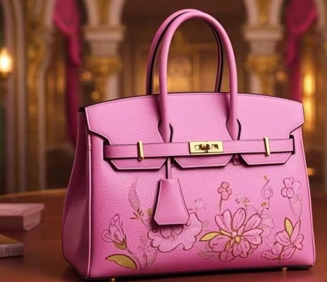 珊瑚高档女士手提包