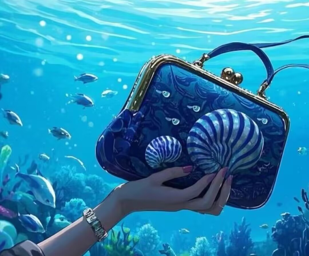 砗磲女士高档手提包