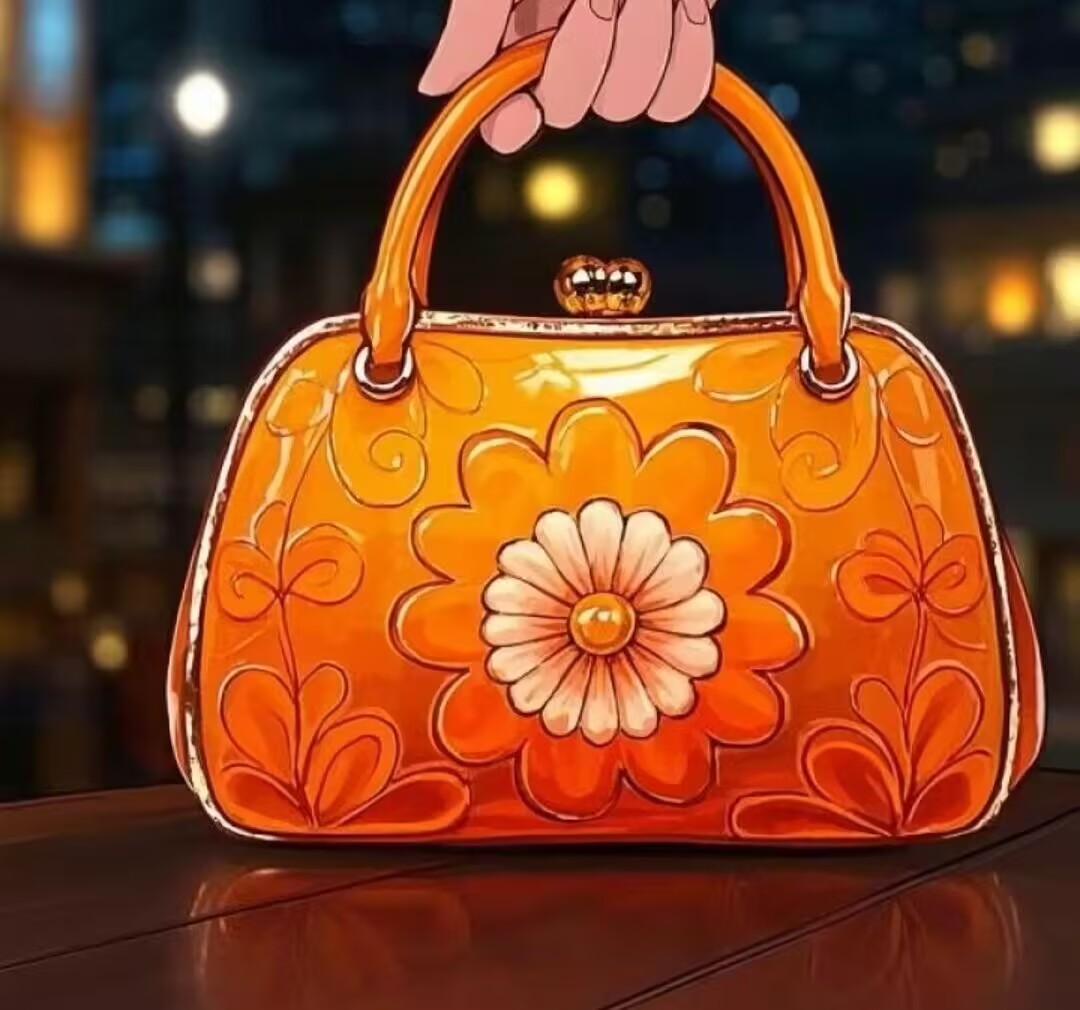 珊瑚高档女士手提包