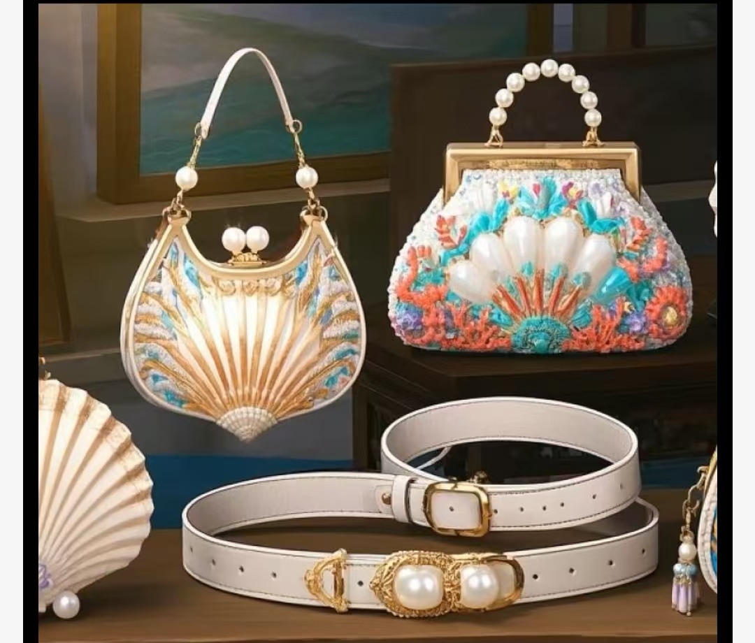 砗磲女士高档手提包