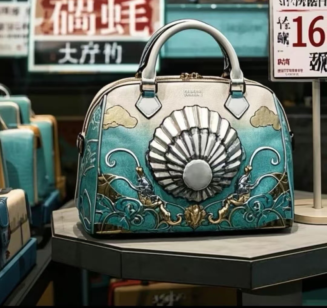 砗磲女士高档手提包