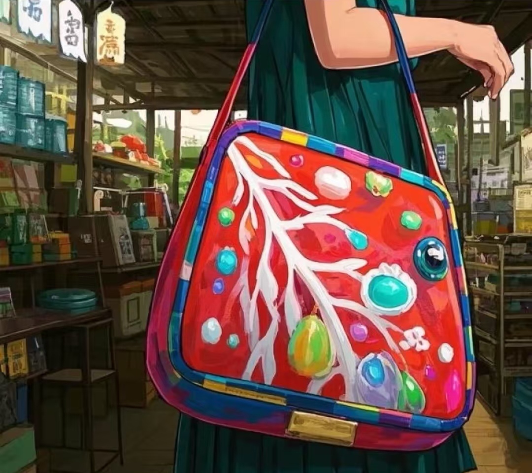 珊瑚女士高档挎包